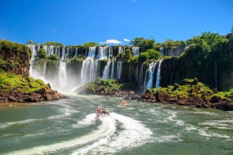We advise you to visit Iguazu Falls