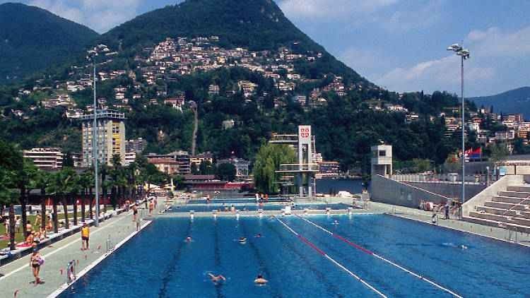 Swimming pool in Lugano - Lido di Lugano