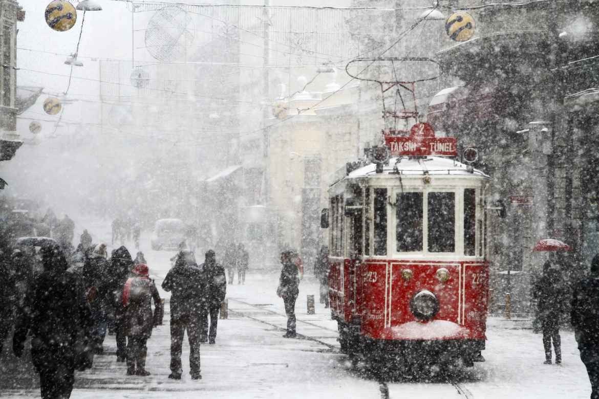 Fall and winter in Istanbul