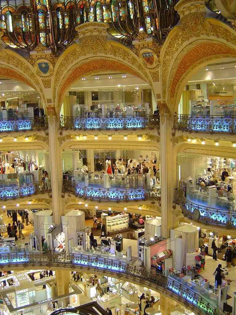 The pleasure of shopping in Paris..the finest and best centers and shops ...