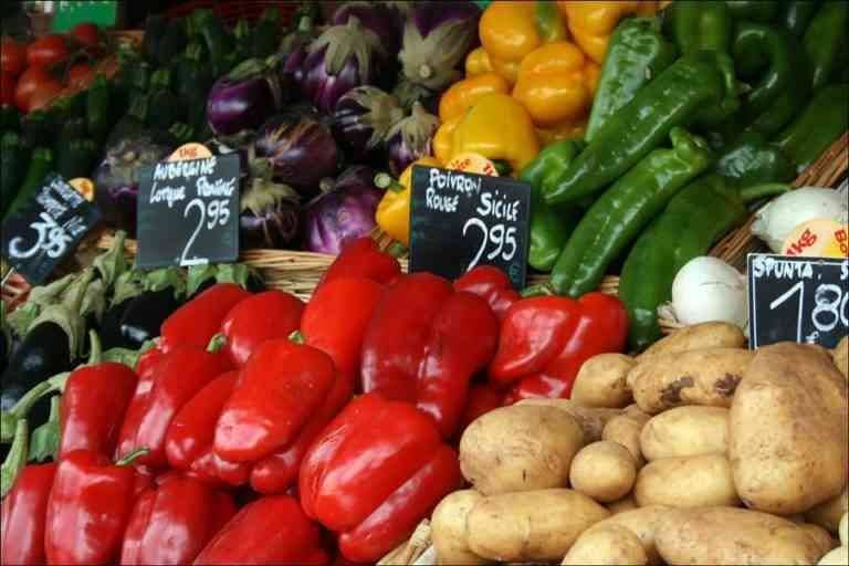 The "vegetable" market ..