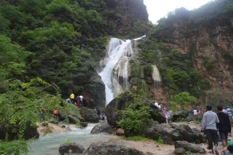 The most beautiful waterfalls in "Ain Darbat" ..