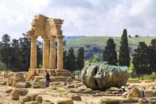 The city of Agrigento