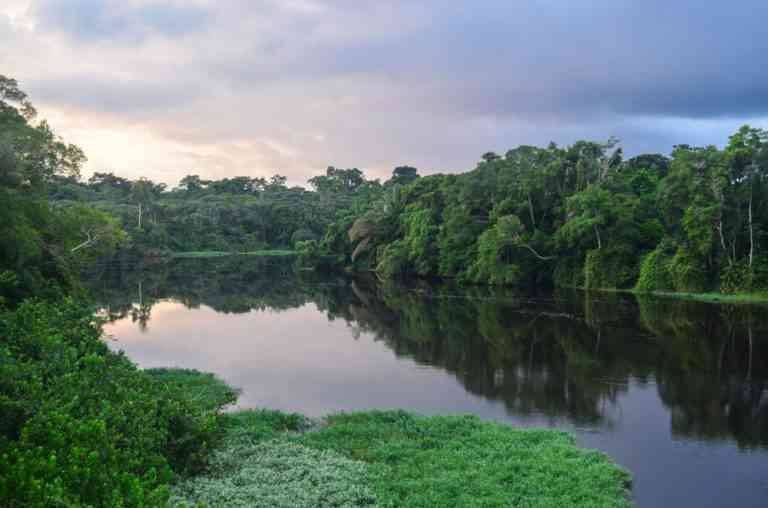 - The "Ojwi" river .. one of the best places for tourism in Gabon ..