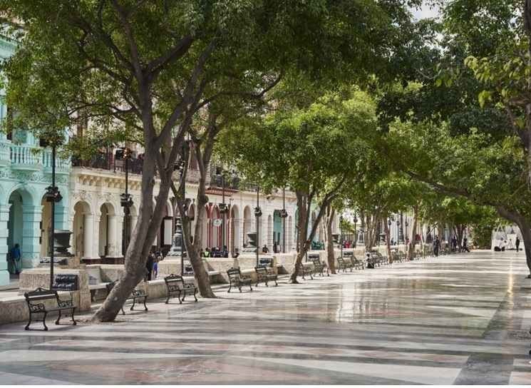 - "Paseo del Prado" street ... one of the best tourist attractions in Havana ..