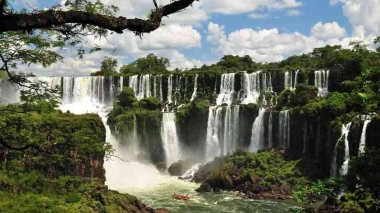 "Iguazu Falls" .. the most beautiful places of tourism in Argentina ..