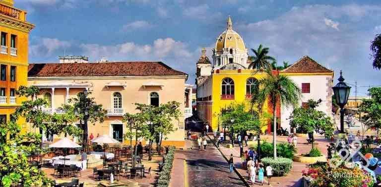 Tourist places in Colombia .. "Cartagena" ..