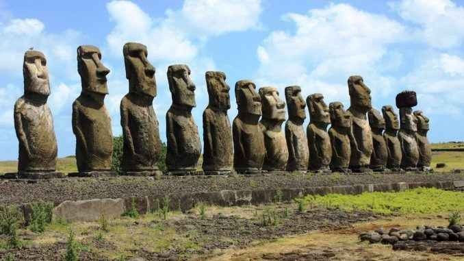 Easter Island ... one of the most beautiful tourist places in Chile.