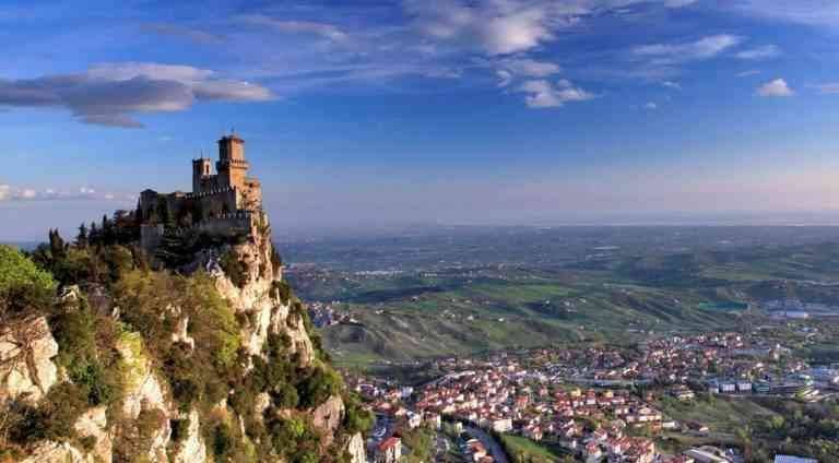 Three Towers of San Marino .. The most important tourist attractions in San Marino ..
