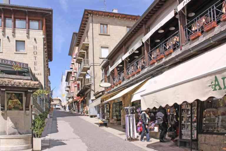 "San Marino markets" .. the best tourist places in San Marino ..