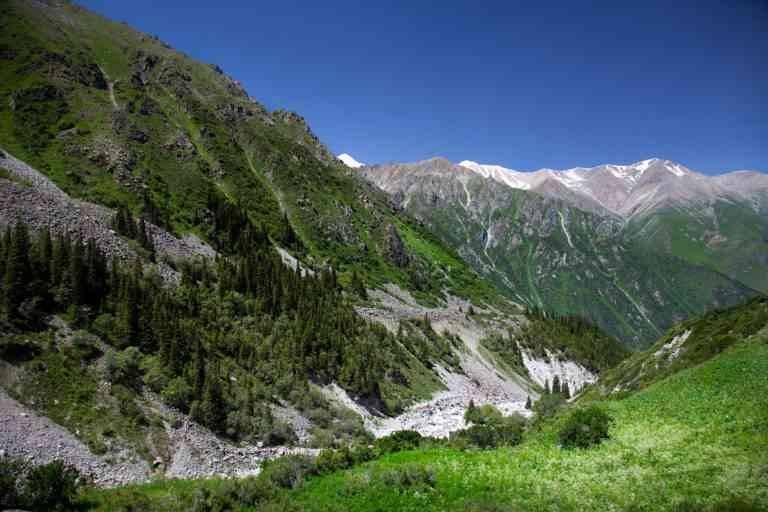"Ala Archa Park" .. the best tourist places in Kyrgyzstan ..
