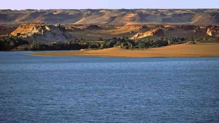 Lake Chad. The most beautiful tourist place in Chad.
