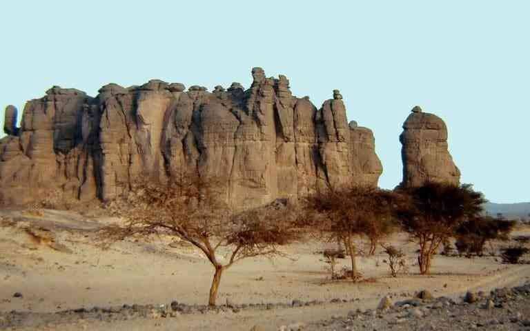 "Tibesti Mountains" .. The best tourist attractions in Chad ..