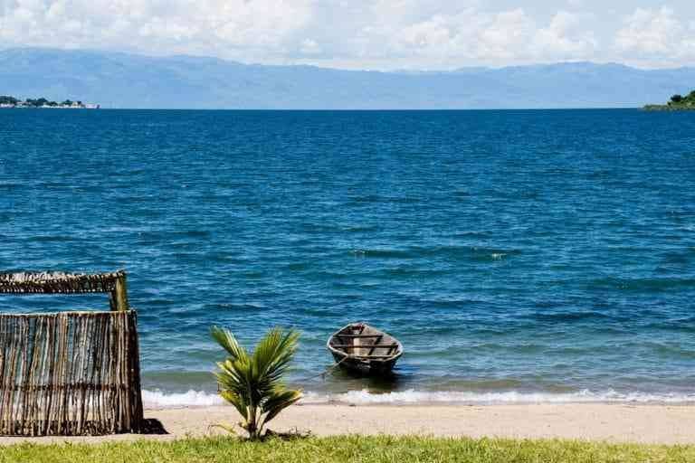 "Lake Tanganyika" .. the best tourist place in Zambia ..