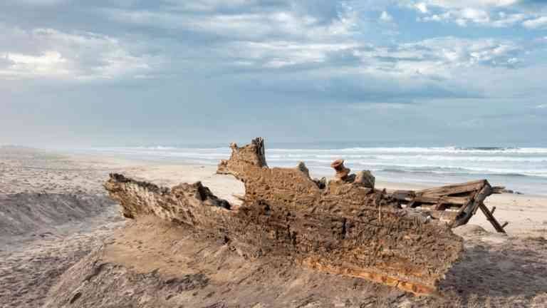 "The Skeleton Coast" .. the best tourist places in Namibia ..