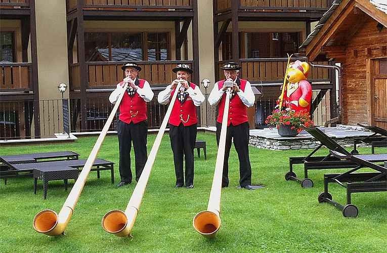 The most important events to attend in Zermatt .. "Folklore Festival" ..