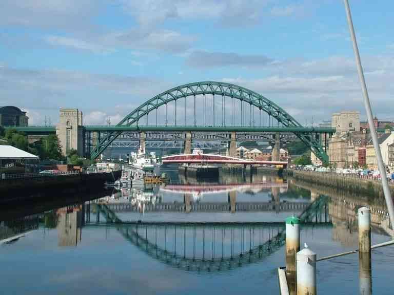"Tyne" bridge ... one of the most prominent tourist attractions in Newcastle ...