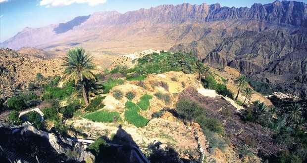 "Mistle Valley" .. the most important places of tourism in the south of Al Batinah ..
