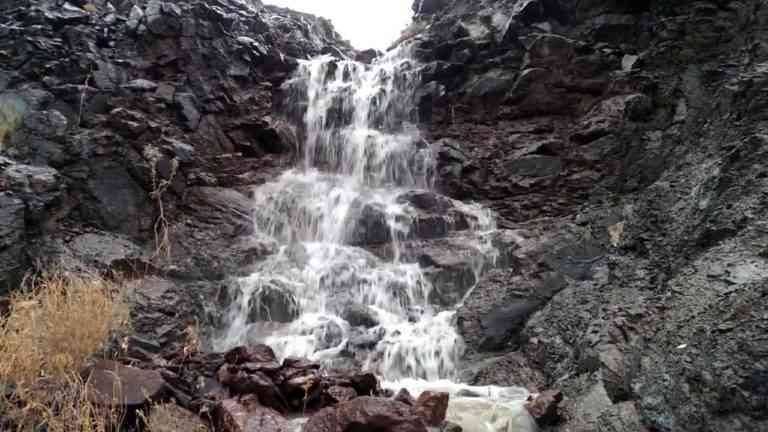 "Waterfalls Al Hawqayn" .. the best tourist places in Rustaq ..