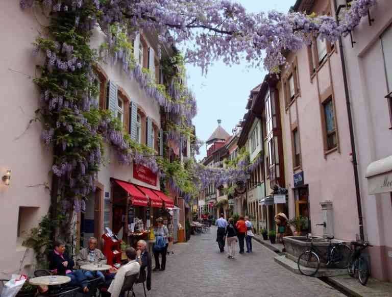 Streets of Freiburg .. the best tourist attractions in Freiburg ..