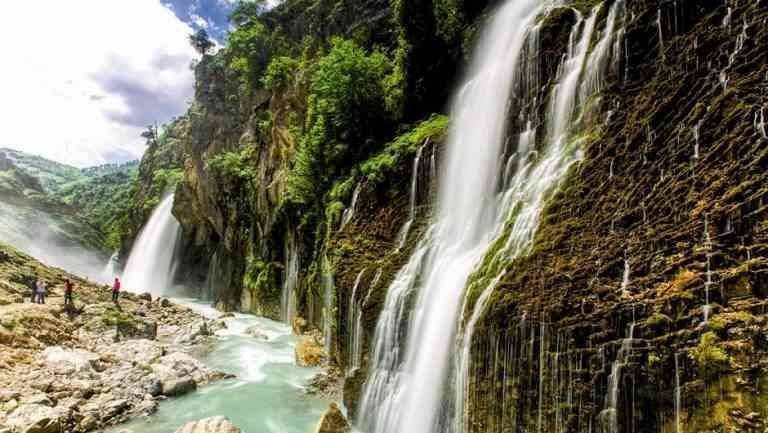Tourist places in Kayseri .. "Kapuz Pası Waterfalls kapuzbası" ..