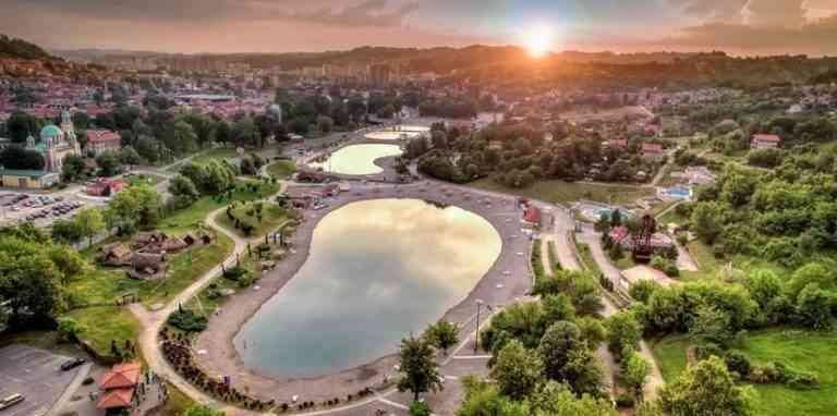 Tourist places in Kayseri .. "Lake Palace Tuzla" ..