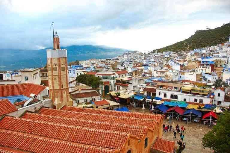 - "The Great Mosque" .. the most beautiful places of tourism in Chefchaouen ...