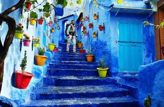 Chefchaouen "Blue City" .. the most beautiful tourist destinations in Morocco ...