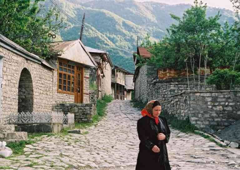 "Village Lagich" .. the most beautiful tourist place in Shamakhi, Azerbaijan ..