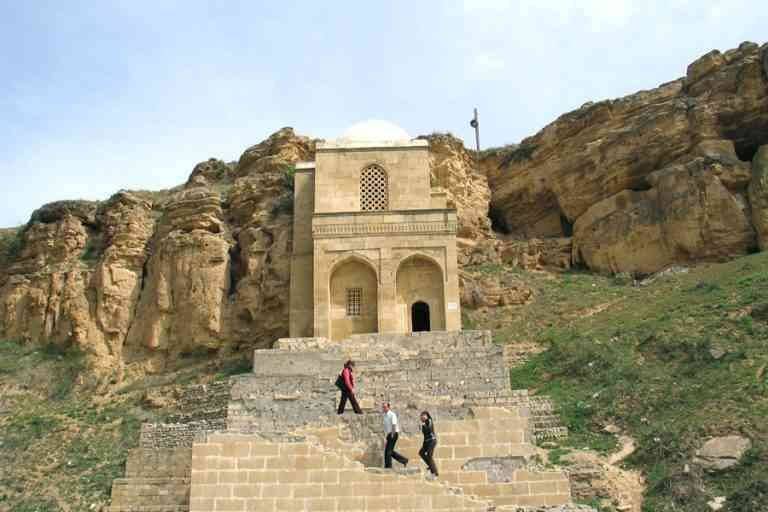 "Diri-Baba Shamakhi Mausoleum" ... the best tourist place in Shamakhi, Azerbaijan.