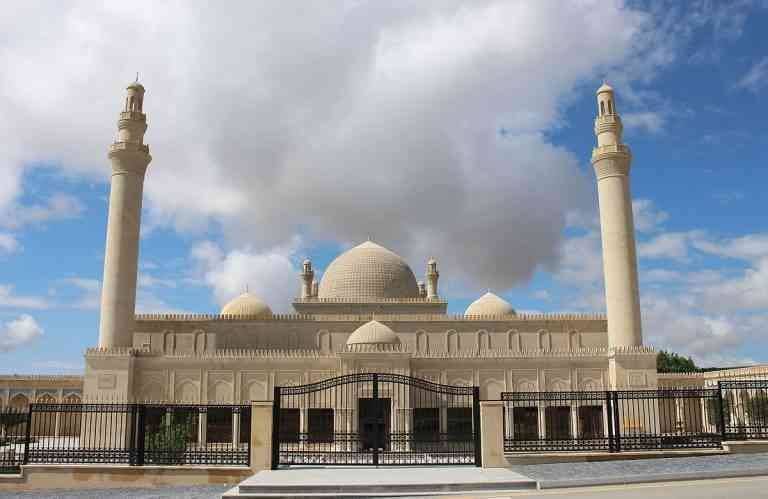 "Juma Mosque" .. the best tourist attractions in Shamakhi, Azerbaijan.