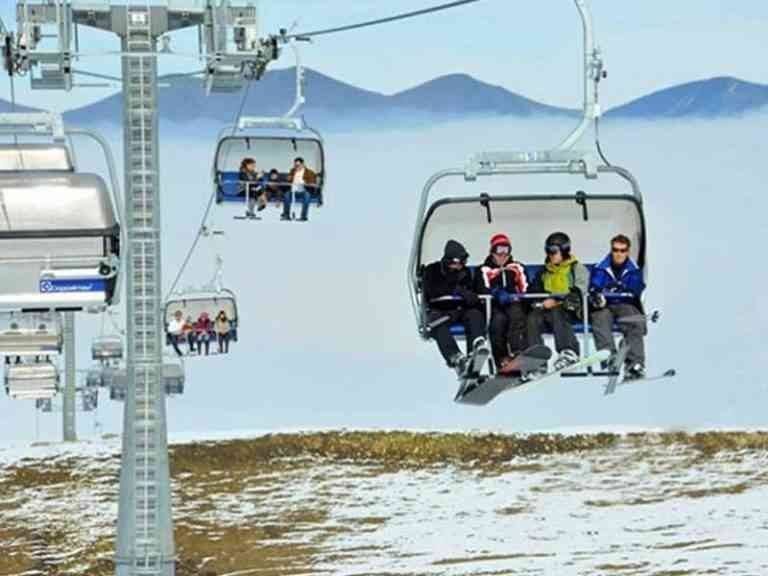 Tourist places in Gabala, Azerbaijan .. "Cable car Gbala cable car" ..
