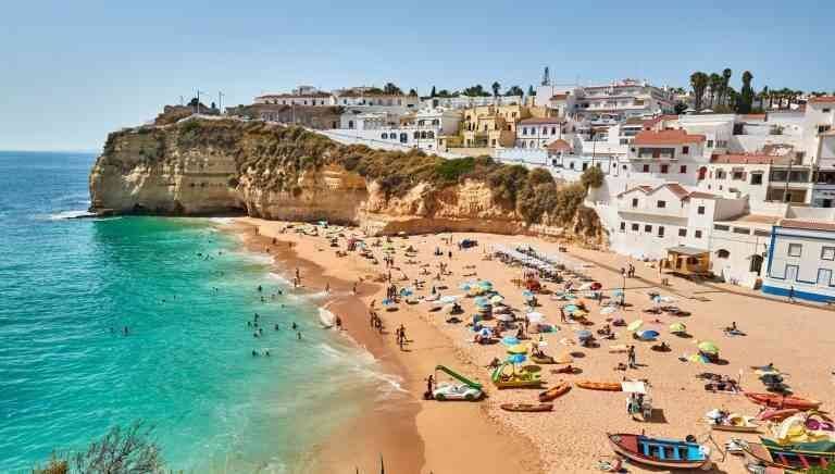 "Albufeira beaches" .. the most beautiful tourist places in Albufeira, Portugal ..