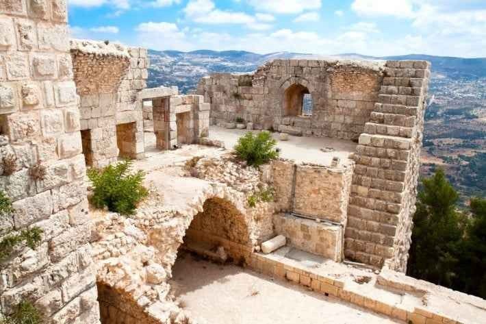 "Ajloun Castle" .. the most important tourist attractions in Ajloun, Jordan ..