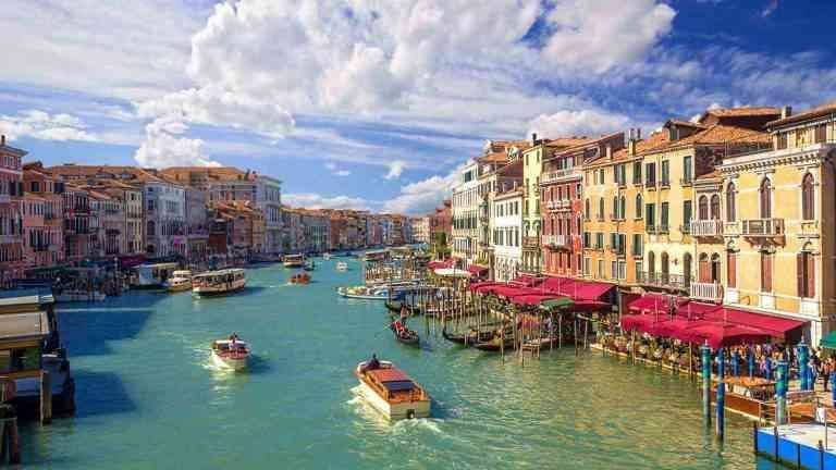  The Grand Canal in Venice 