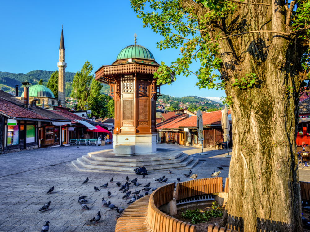 The Ottoman district of Sarajevo
