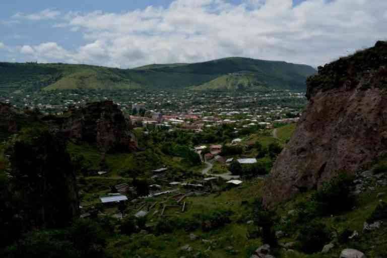 The most important places of tourism in Goris Armenia.
