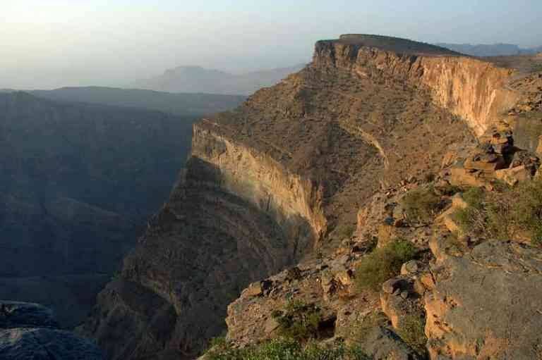 Tourist places in Jabal Shams, Sultanate of Oman ..