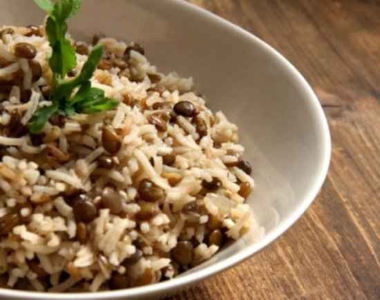 Cypriot lentils with rice