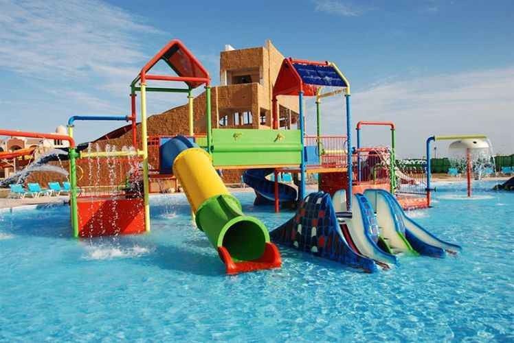 "Aqua Park" .. one of the most beautiful water parks in Jeddah ..