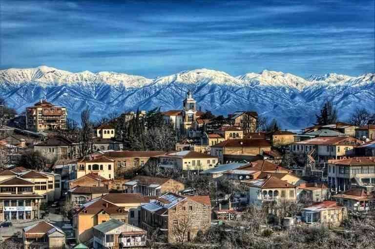 The city of Telavi, Georgia