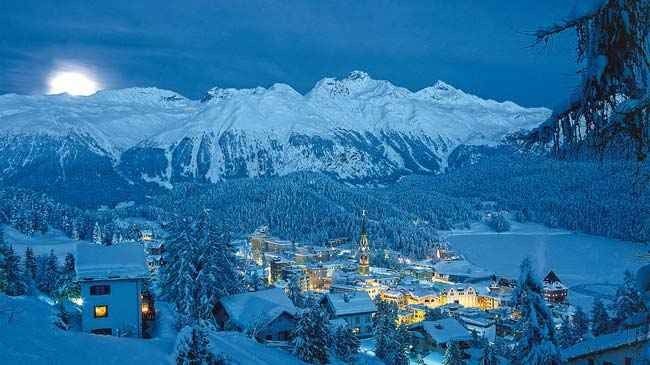   Swiss St. Moritz Mountains
