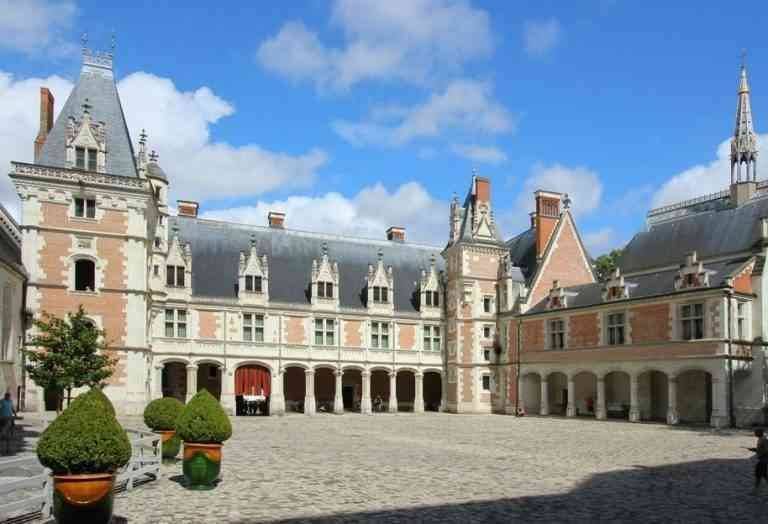 The royal castle in Blois