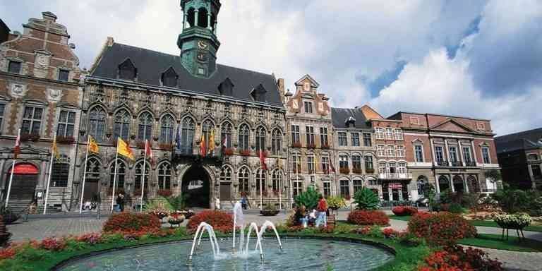 "City Hall" .. one of the most important tourist attractions in Mons, Belgium ..