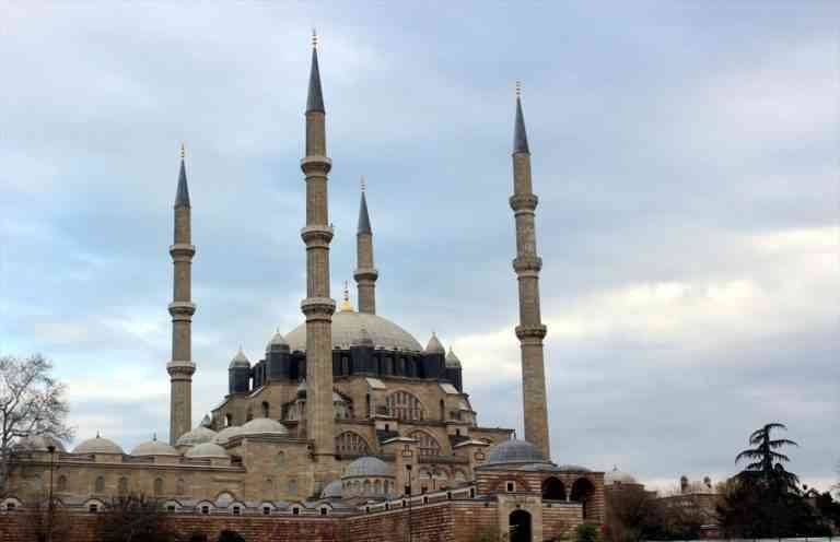 "Selimiye Mosque" .. one of the most prominent tourist attractions in Turkish Edirne ..