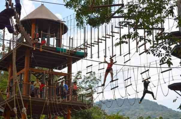 Penang zipline in escape theme park - sightseeing activities in Penang PENANG