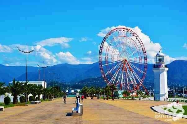 A family trip in Batumi Park