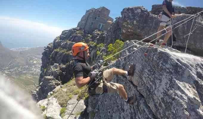 Climbing Table Mountain 