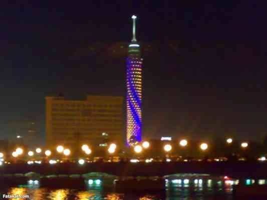 "The rise of the Cairo Tower" .. one of the most beautiful tourist activities in Cairo ..