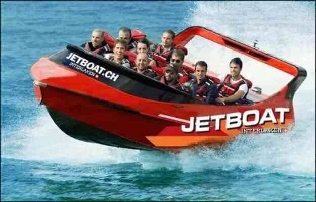 Jet boat ride